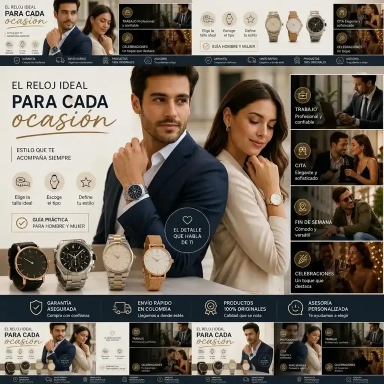 Relojes a pulso perfectos para cada ocasión 1 Tipos de reloj de mano