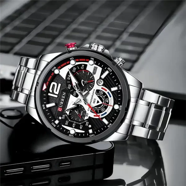marca-de-reloj-curren-8395 Relojes plateados hombre | Relojería FR