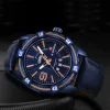 reloj-análogo-hombre-naviforce-nf9117l-azul Reloj para hombre de cuero Naviforce NF9117L azul