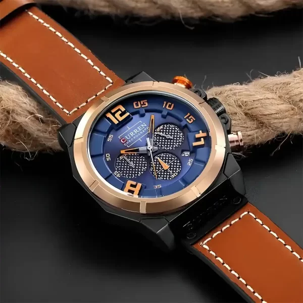 reloj-correa-de-cuero Reloj originales para hombre | Relojes Curren