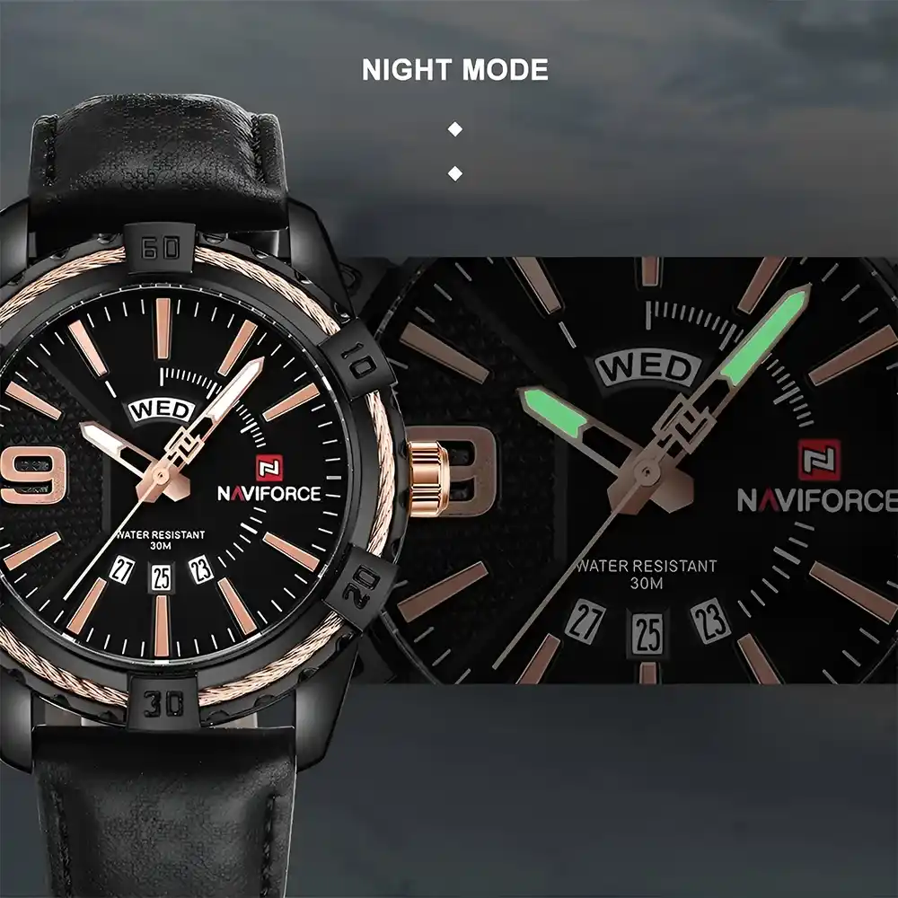Relojes de marca de hombre Naviforce NF9117L 4 Marcas de relojes Colombia - Naviforce NF9117l para hombre color negro