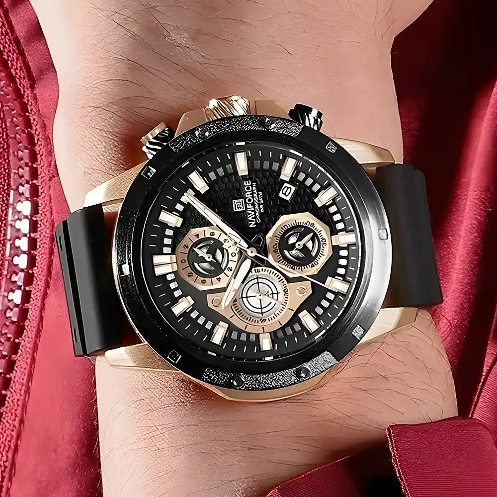 Reloj para Hombres de Marca - Naviforce NF8036 Negro