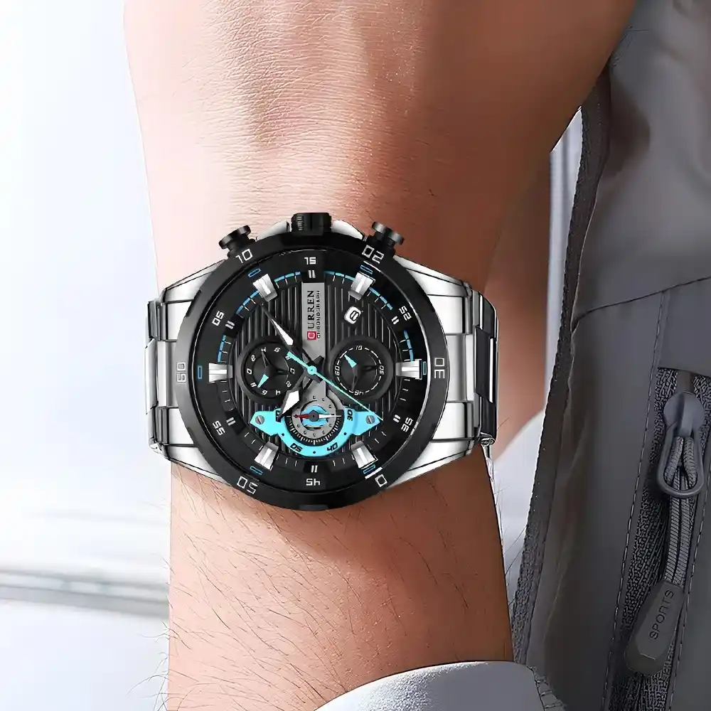 Reloj hombre elegante Curren 8402 cautivador 3 Relojes quartz hombre precios | Relojería FR