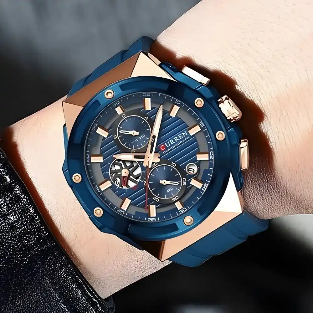 Reloj hombre deportivo elegante Curren 8462 3 Análogo reloj | Curren 8462
