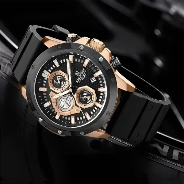 Reloj Para Hombre Originales - Naviforce NF8036 Negro