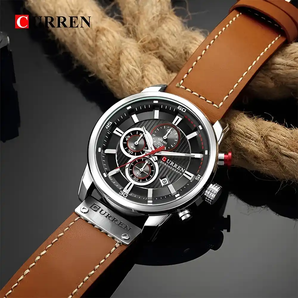 Relojes de correa de cuero Curren 8291 4 Reloj correa de cuero | Curren 8291