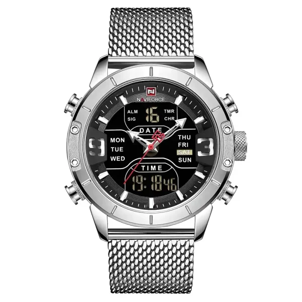 Marca de relojes en Colombia – Naviforce NF9153 Plateado