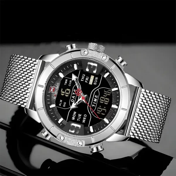 Marcas de relojes Colombia - Naviforce NF9153 Plateado