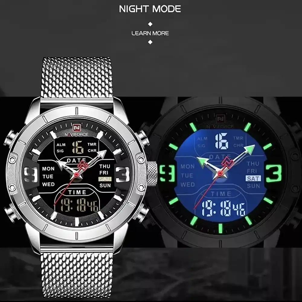 Relojes Naviforce hombre - NF9153 Plateado